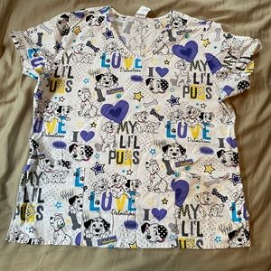 Nursing scrub top